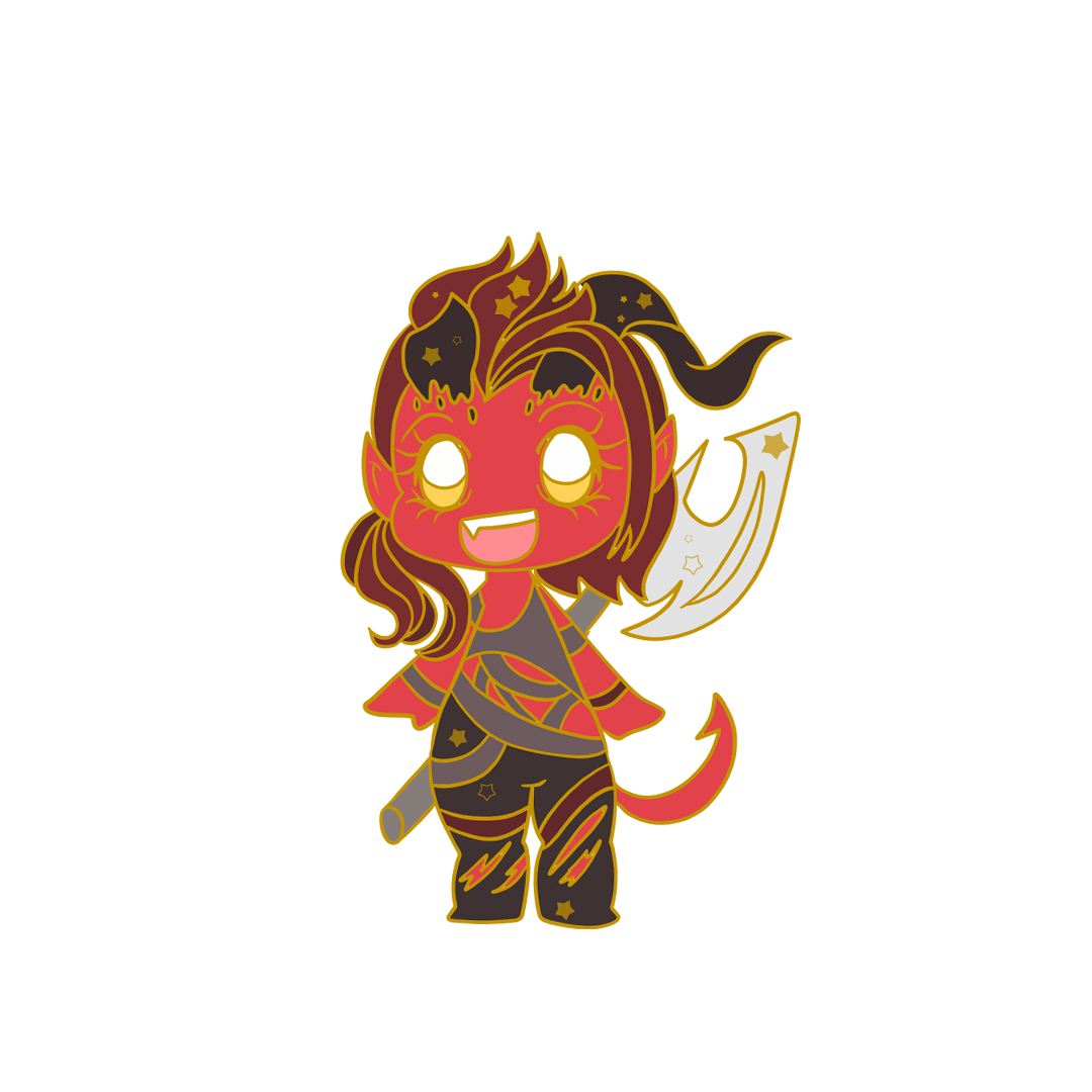 Baldur’s Gate 3: Karlach Enamel Pin