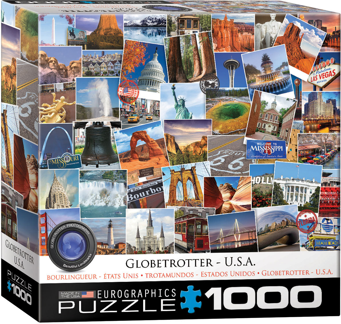 Puzzle: The Globetrotter Collection - Globetrotter USA