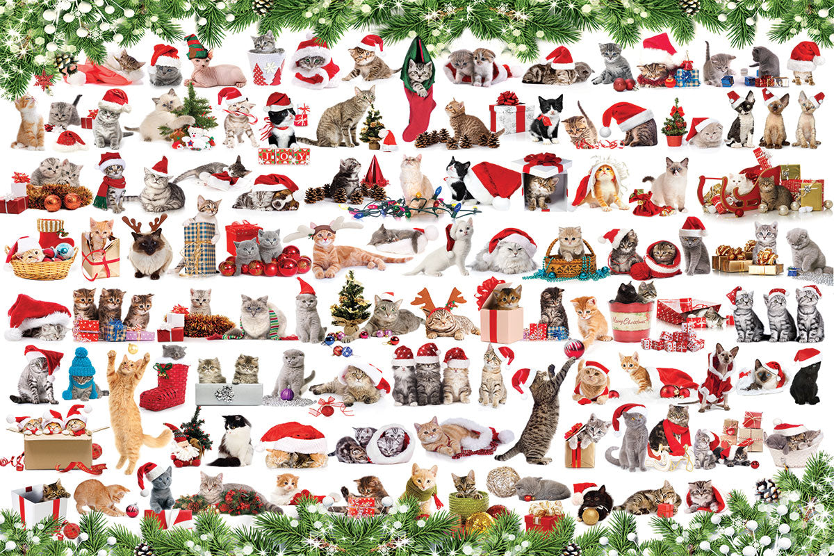 Puzzle: Holiday Cats Tin
