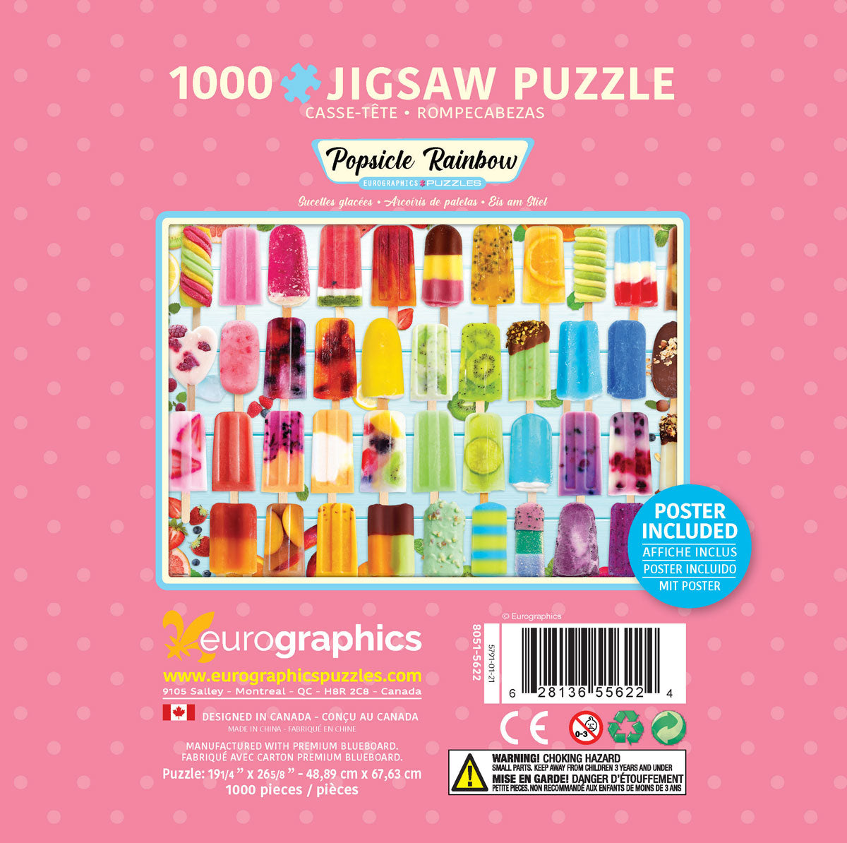 Puzzle: Popsicle Rainbow Tin