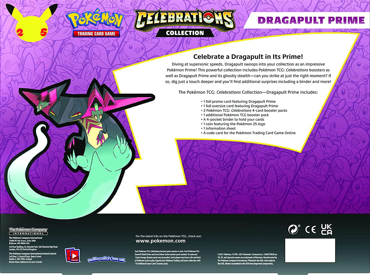 Pokemon Celebrations: Dragapult Prime Collection