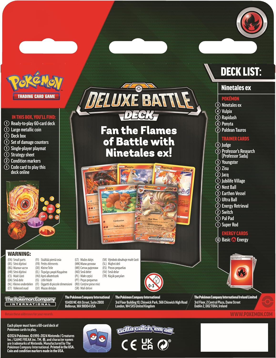 Pokemon: Ex Deluxe Battle Deck - Ninetales ex