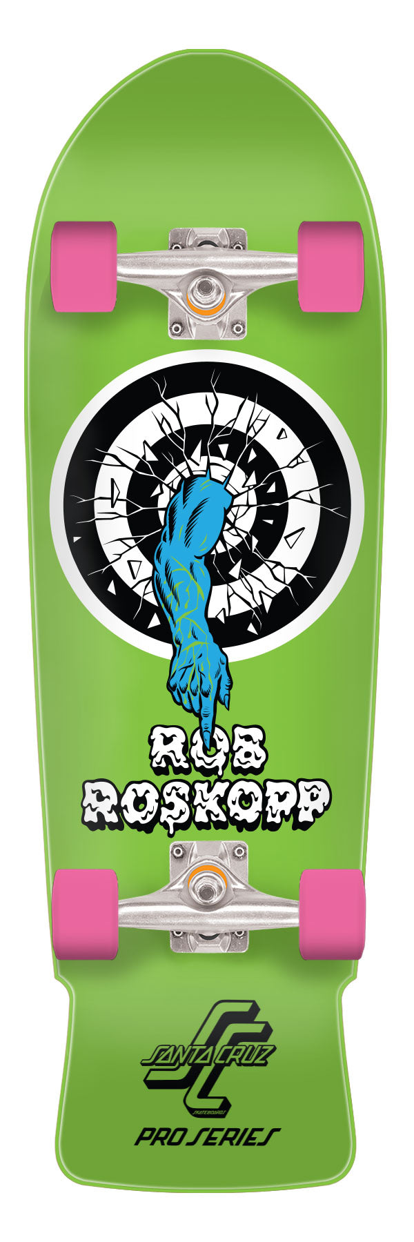 Santa Cruz Roskopp One Cruiser 10" Complete Skateboard