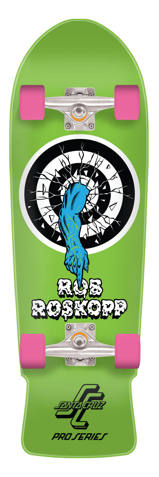 Santa Cruz Roskopp One Cruiser 10" Complete Skateboard