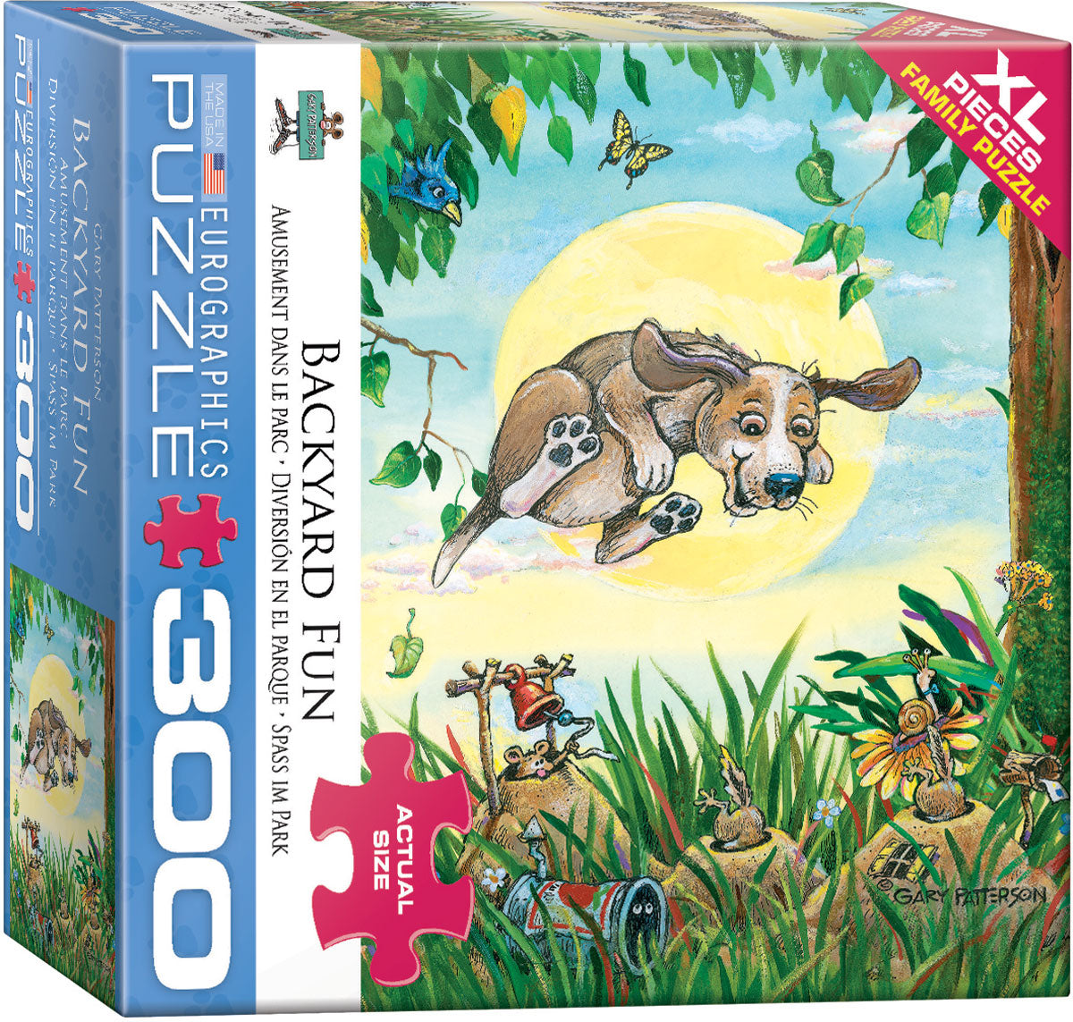 Puzzle: Family Oversize Puzzles - Backyard Fun Dog by Gary Paterson