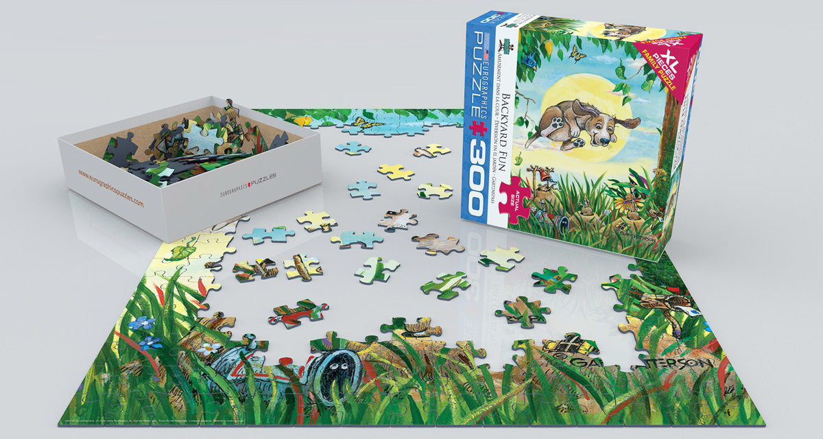 Puzzle: Family Oversize Puzzles - Backyard Fun Dog by Gary Paterson