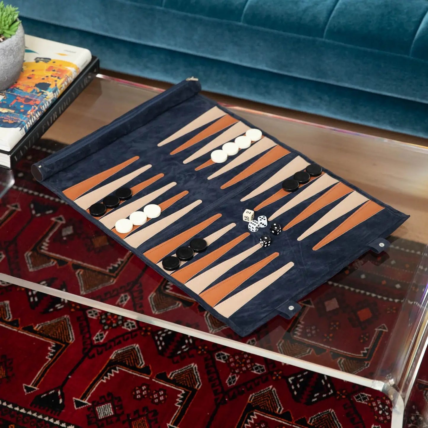 Travel Backgammon Set by Bey Berk International - G560B