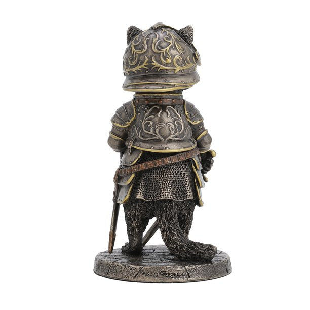 Sir Laveur Raccoon Man at Arms Statue