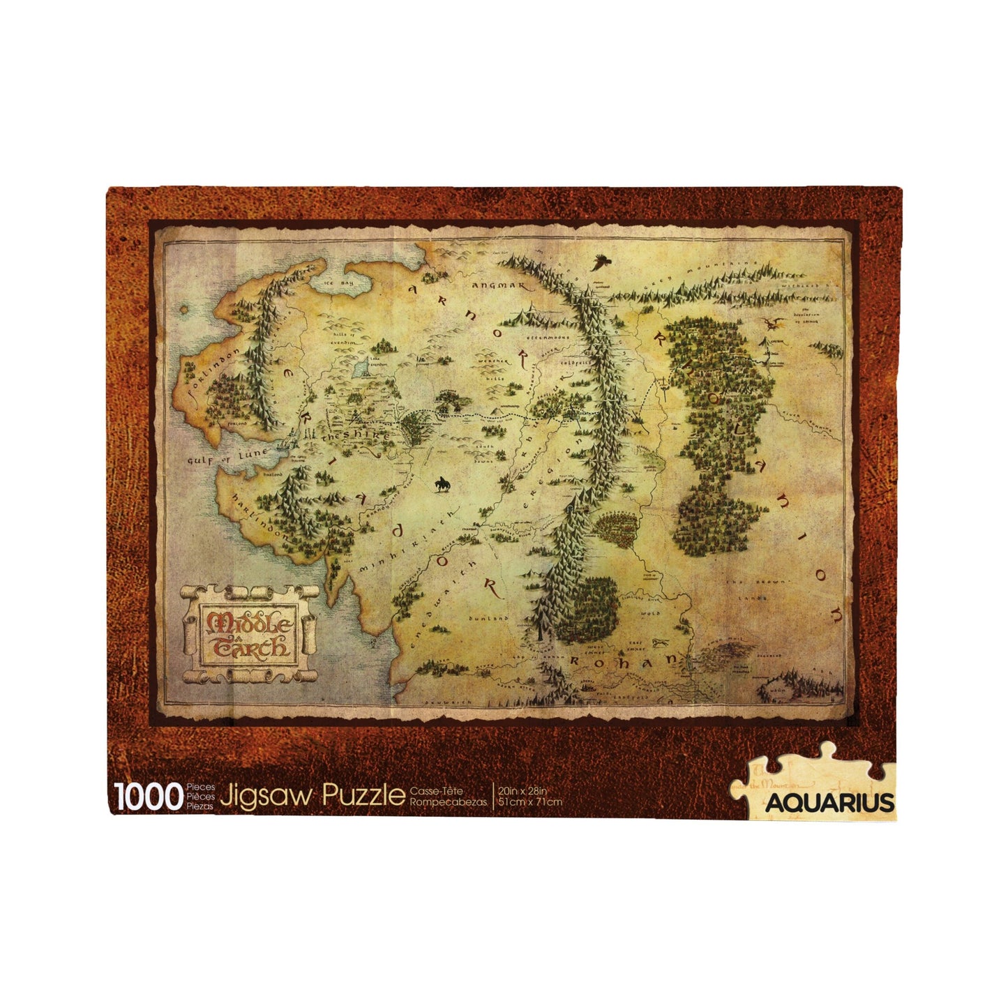 Aquarius Puzzles: The Hobbit Map