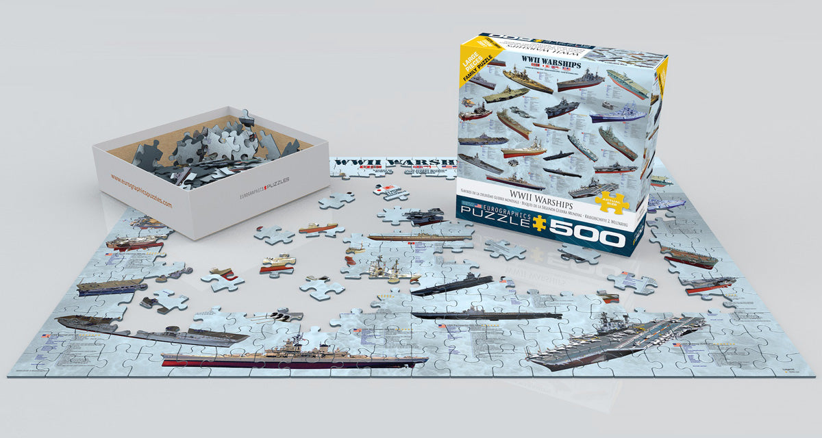 Puzzle: Family Oversize Puzzles - WWII War Ships