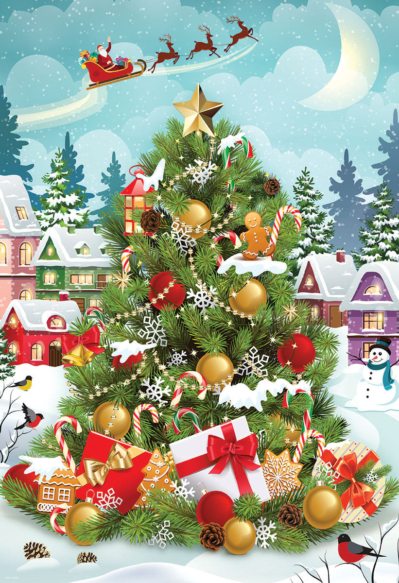 Puzzle: Christmas Tree Tin