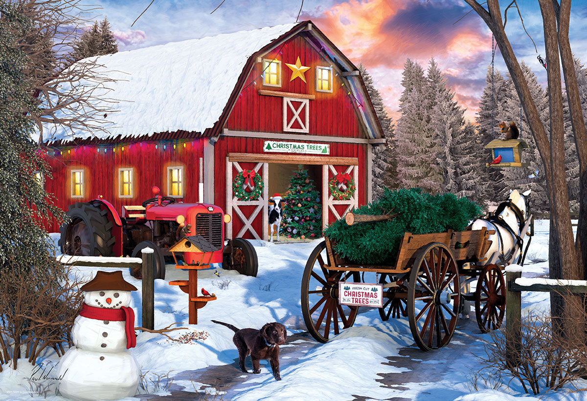 Puzzle: Holiday Farm Tin