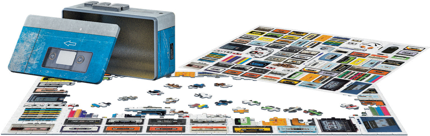 Puzzle: Cassette Player Shaped Tin