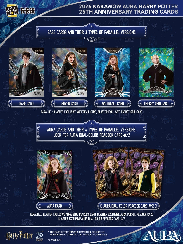 AURA: Harry Potter 25th Anniversary Trading Cards - Booster Bundle