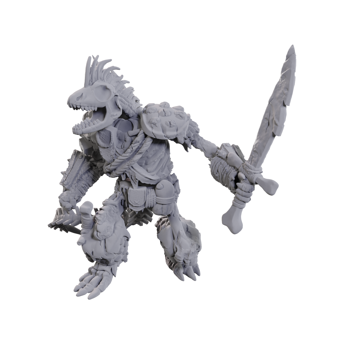 D&D: Nolzur's Marvelous Miniatures - Lizardfolk Skeleton