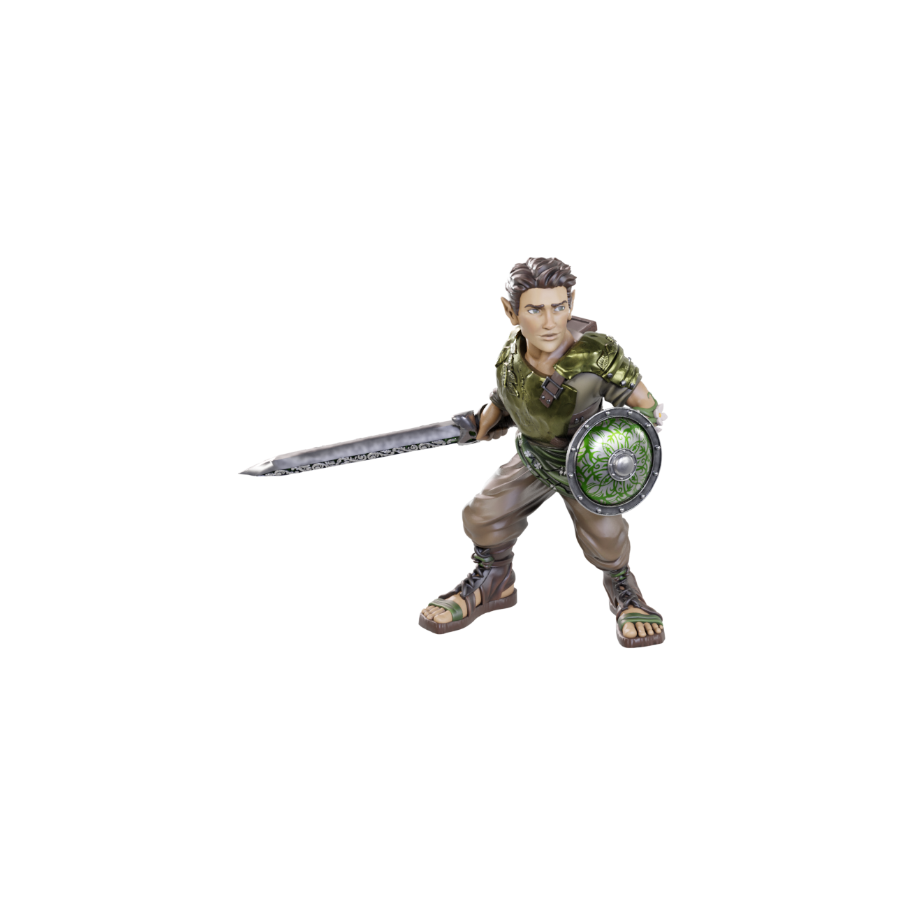D&D: Critical Role Miniatures - Orym, of the Air Ashari & Fresh Cut Grass