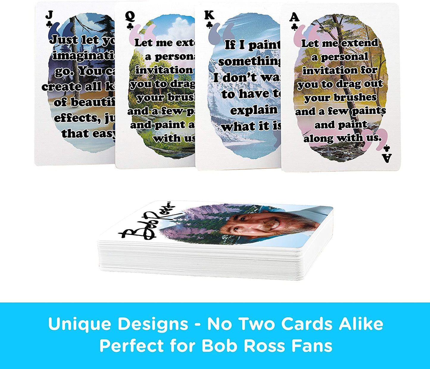 Aquarius Playing Cards: Bob Ross Quotes 2