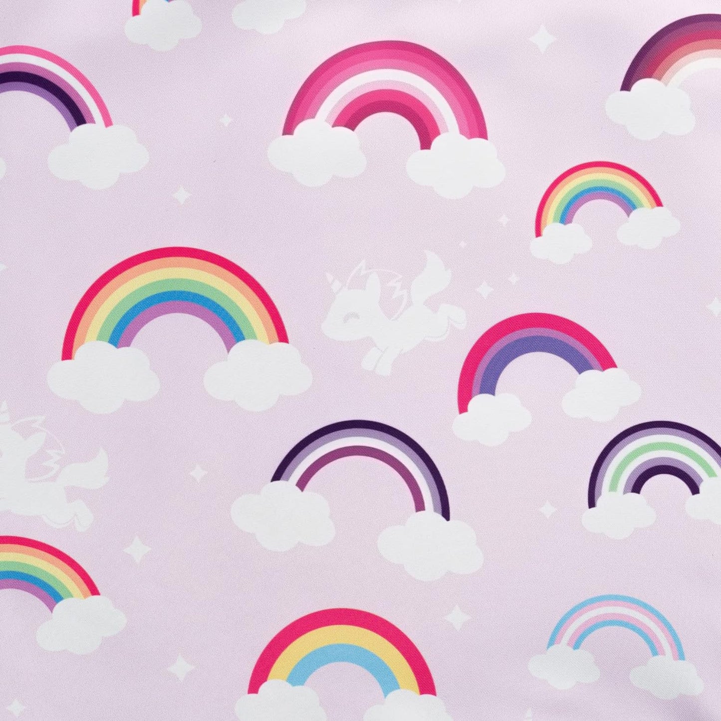 TeeTurtle Plushie Tote Bag: Rainbow Pride Black Unicorn