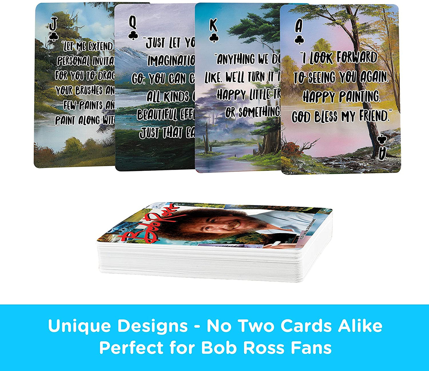 Aquarius Playing Cards: Bob Ross Quotes