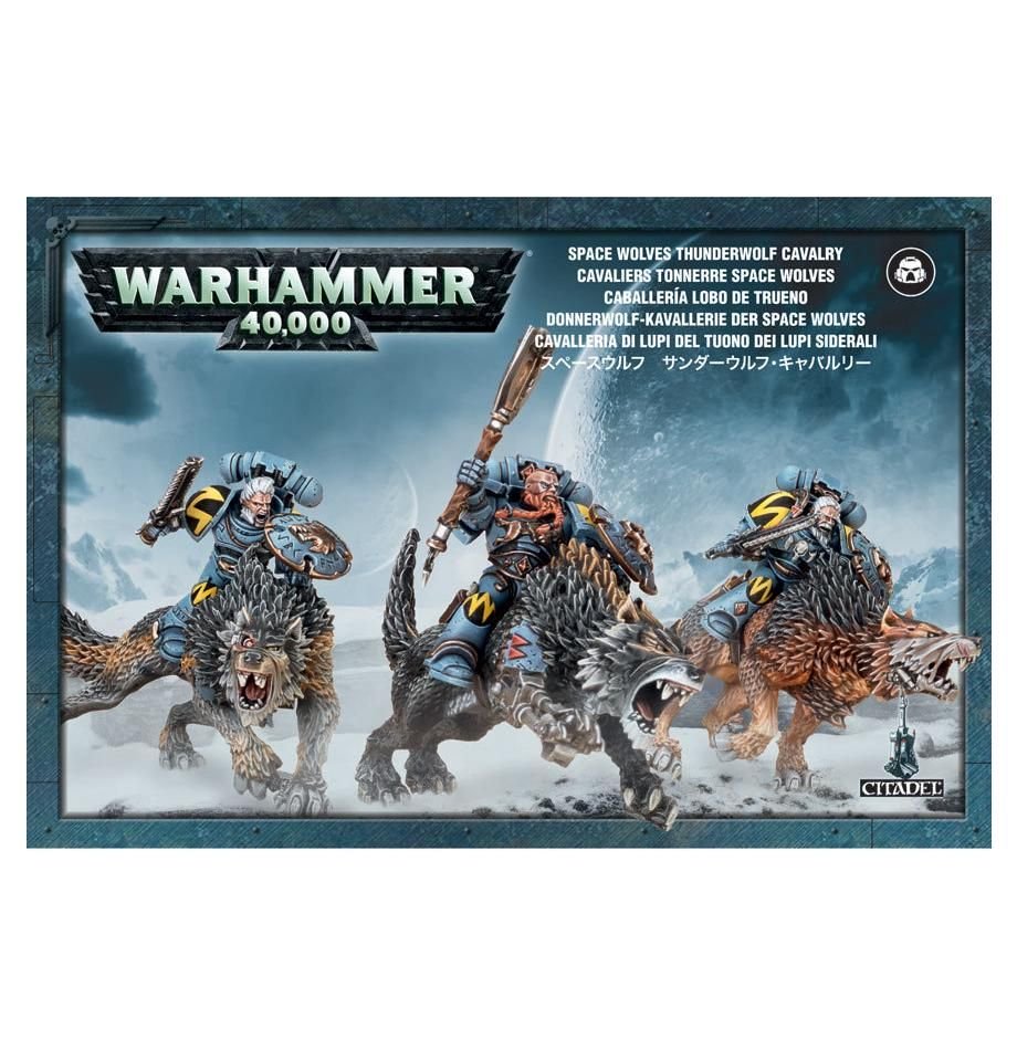Warhammer 40K: Space Woves - Thunderwolf Cavalry