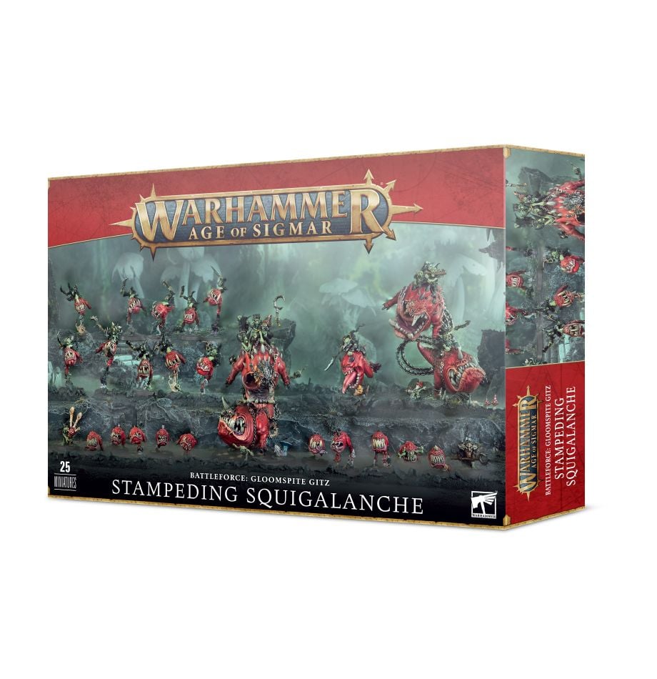 Warhammer: Gloomspite Gitz Battleforce – Stampeding Squigalanche