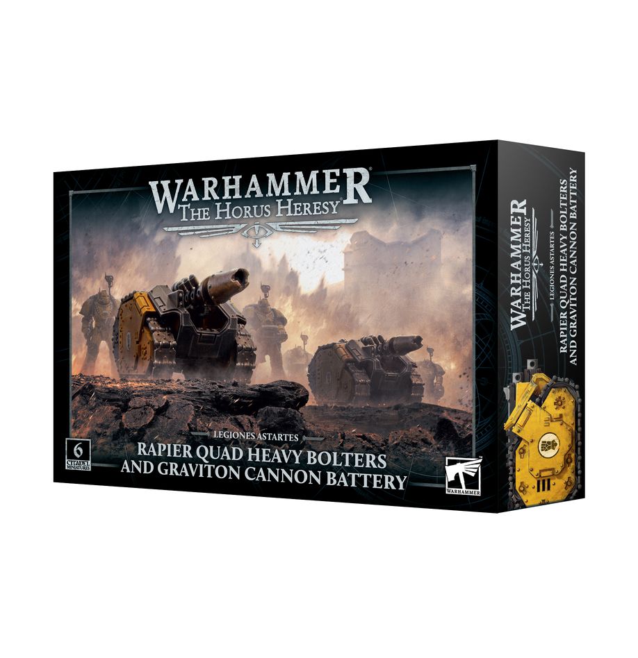 Warhammer Legions Imperialis: Rapier Quad Heavy Bolters and Graviton Cannon Battery
