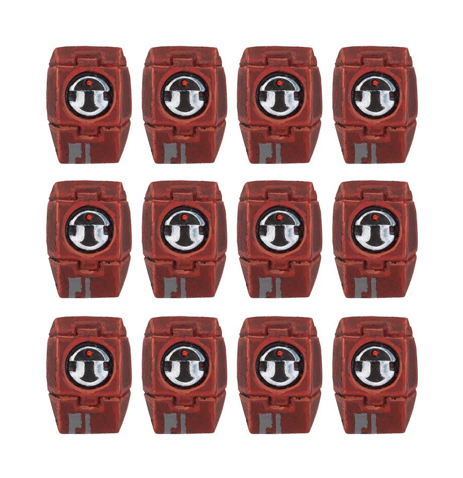 Warhammer 40K: T'au Empire - Farsight Enclave Fire Warriors Shoulder Pads