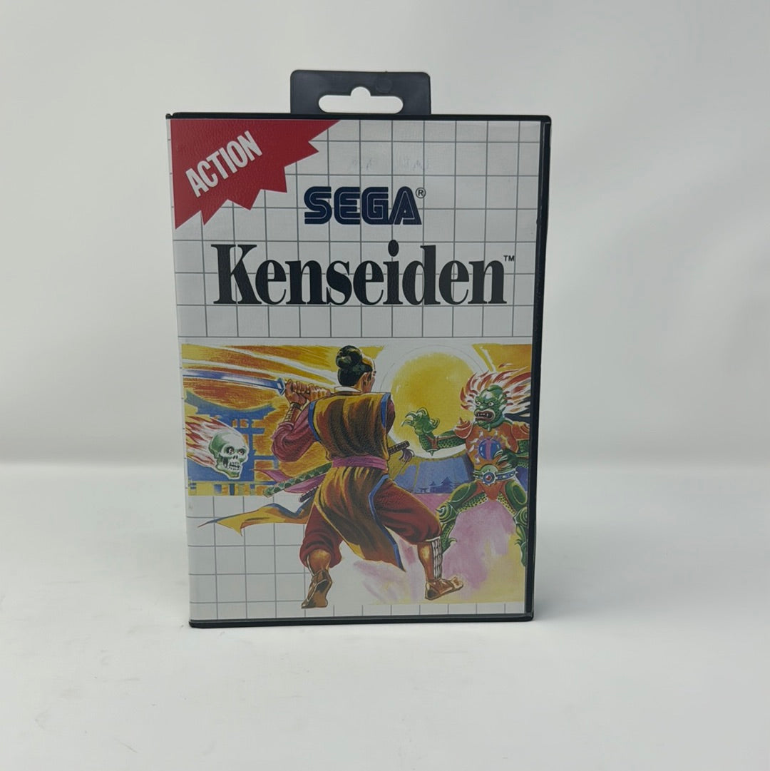 Kenseiden - Sega Master System - Complete in Box Game with Partial Manual