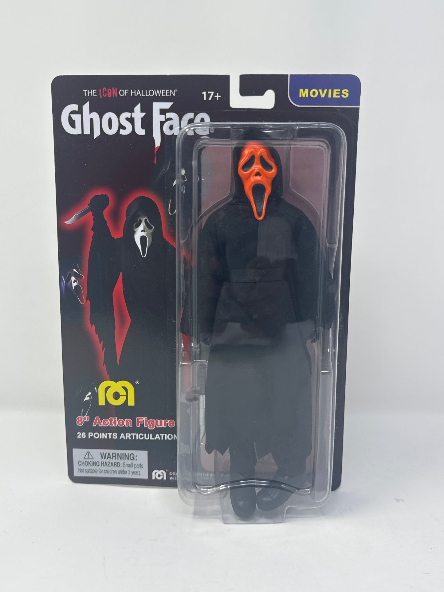 Mego Horror Ghostface Assorted Colors Face 8in Action Figure