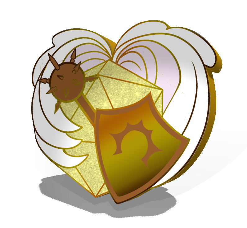 Dungeons & Dragons Role: Cleric Enamel Pin