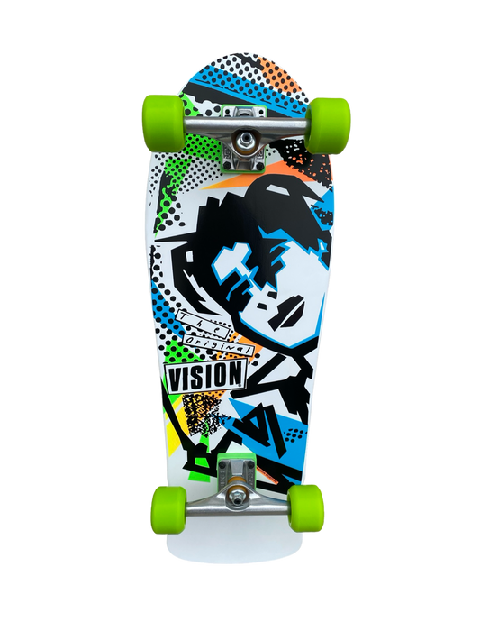 Vision Mark Gonzales Original MG White 10" Complete Skateboard