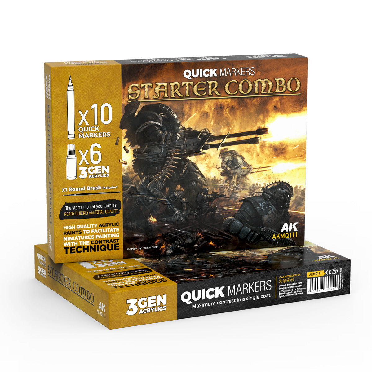AK Interactive Markers: Starter Combo