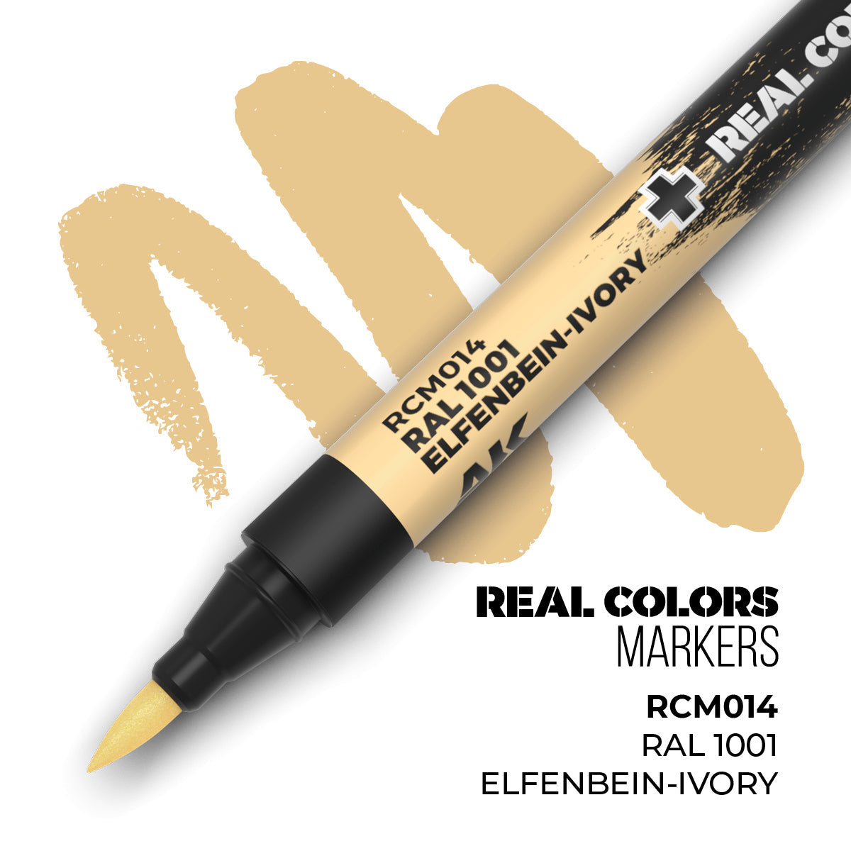 AK Interactive Markers: Real Color Markers - Ral 1001 Elfenbein-Ivo