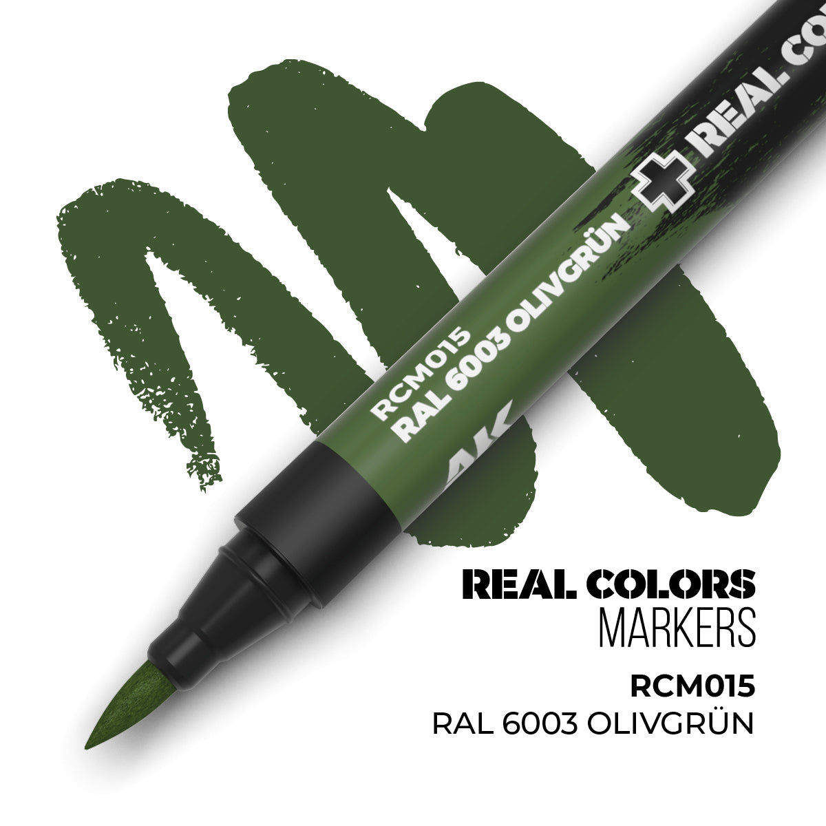 AK Interactive Markers: Real Color Markers - Ral 6003 Olivgrün