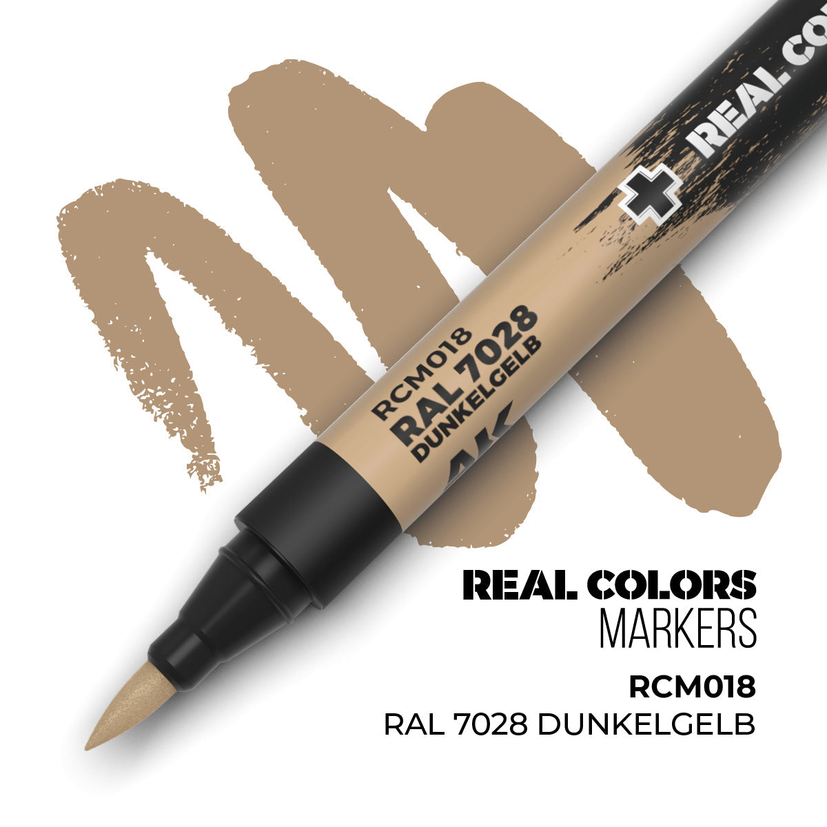 AK Interactive Markers: Real Color Markers - Ral 7028 Dunkelgelb