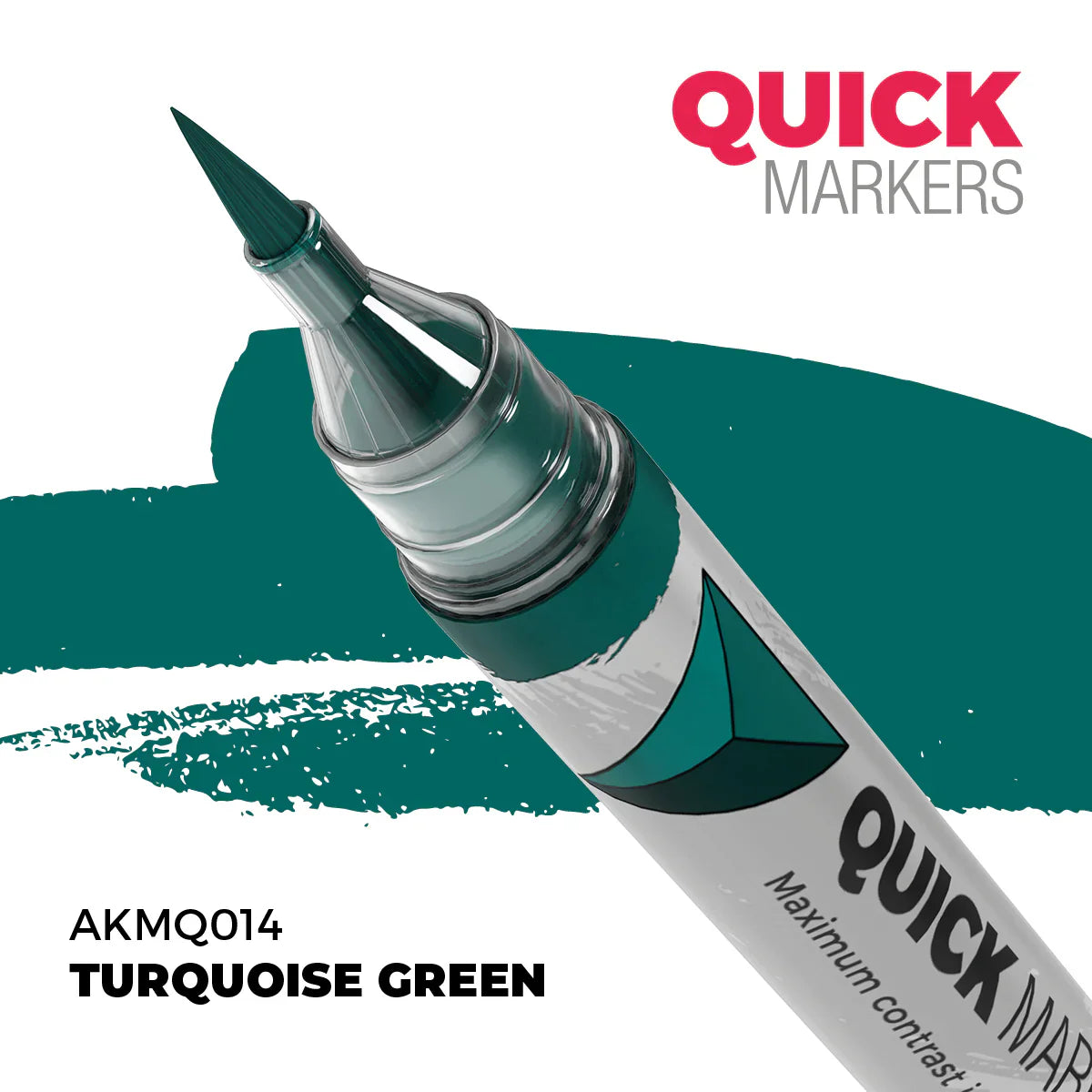 AK Interactive Markers: Quick Markers - Turquoise Green
