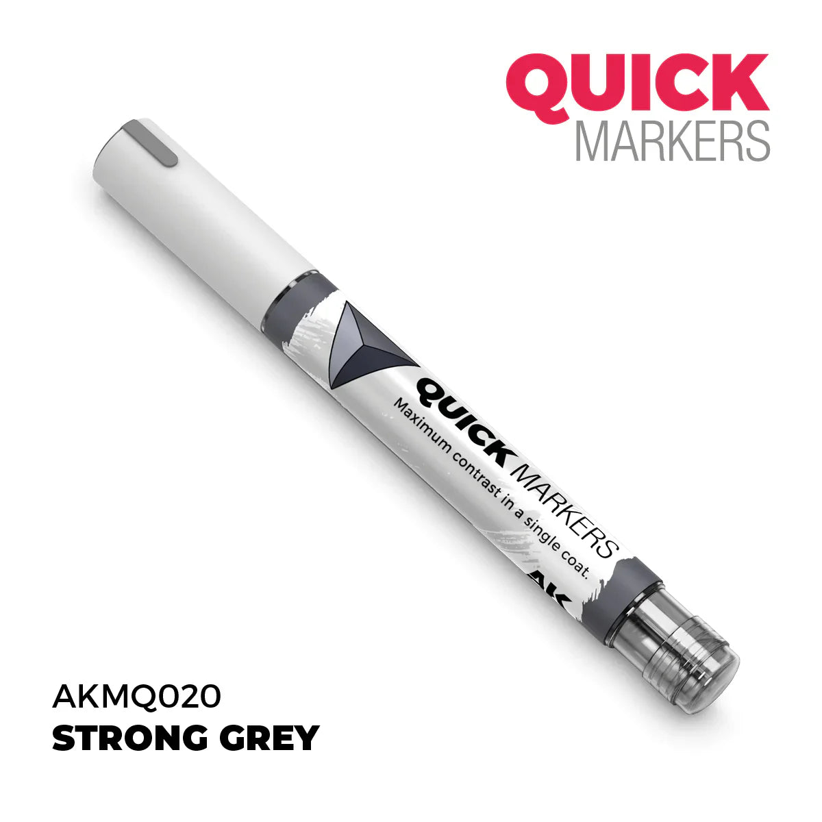 AK Interactive Markers: Quick Markers - Strong Grey