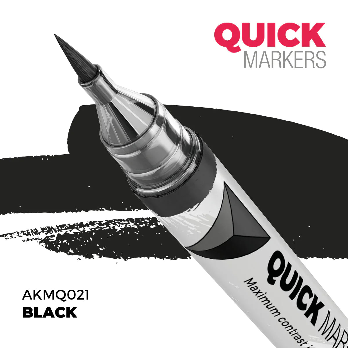 AK Interactive Markers: Quick Markers - Black