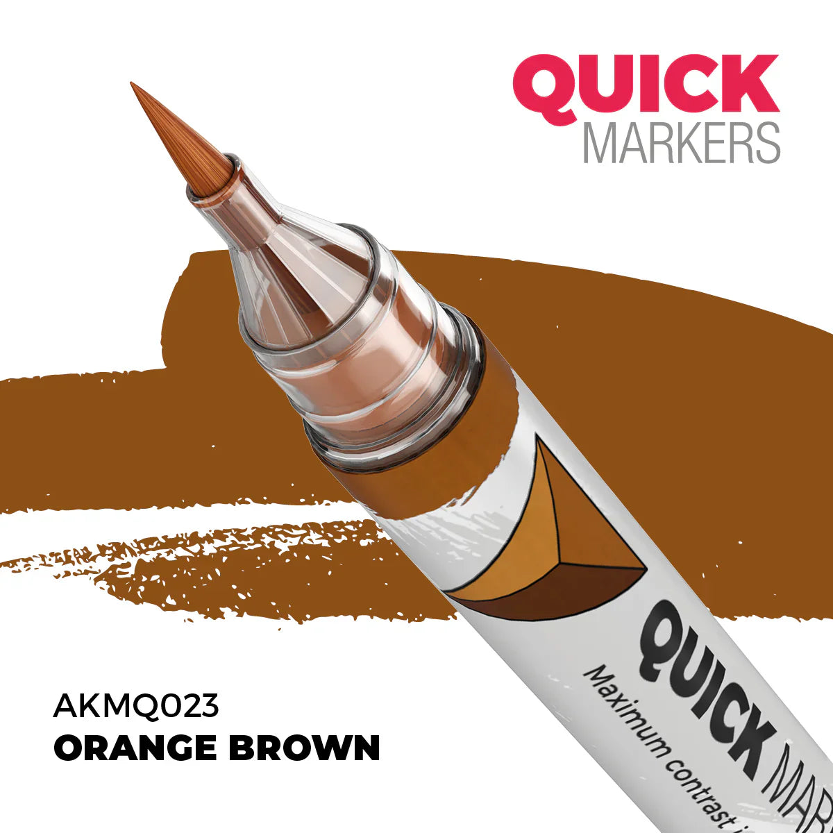 AK Interactive Markers: Quick Markers - Orange Brown