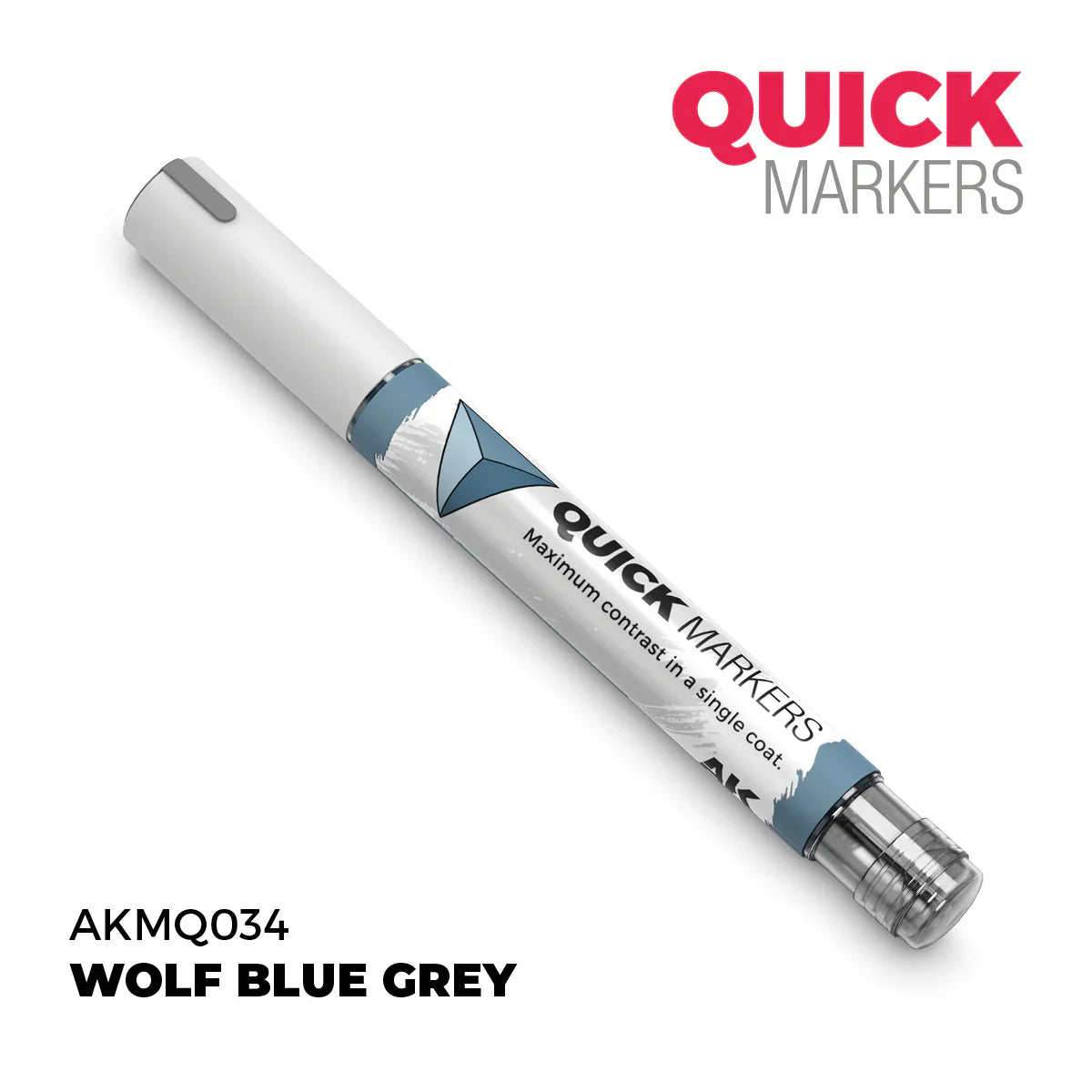 AK Interactive Markers: Quick Markers - Wolf Blue Grey