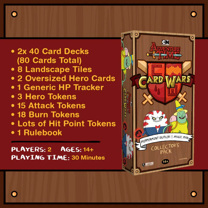 Adventure Time Card Wars: Peppermint Butler vs. Magic Man - Collector's Pack