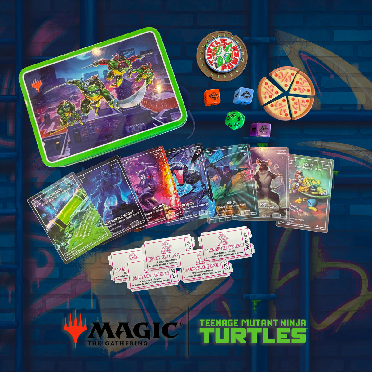 Beadle & Grimm's: Token Set - Magic: The Gathering - Teenage Mutant Ninja Turtles