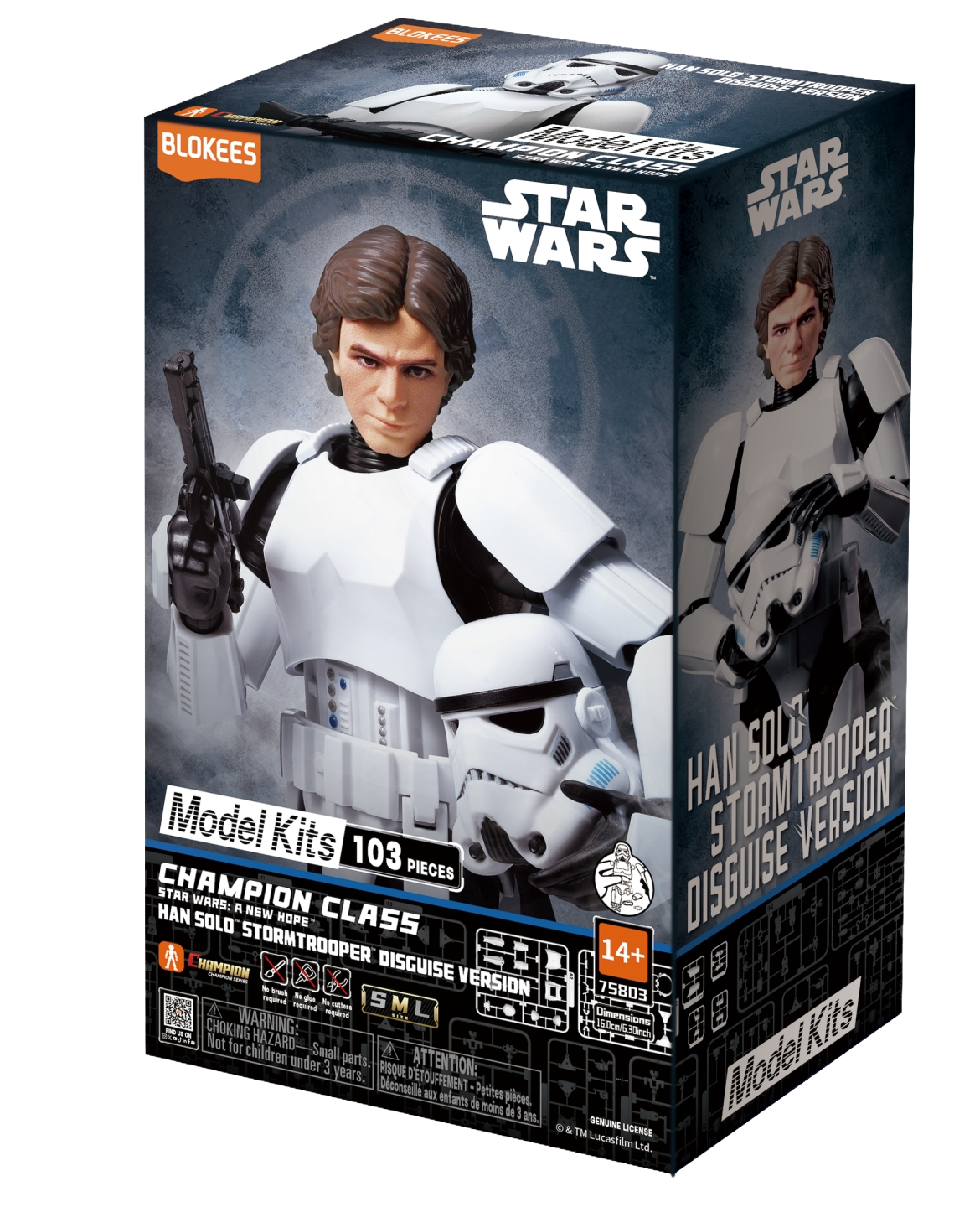 Blokees: Star Wars - Champion Class - Star Wars Ep IV - A New Hope - 03 Han Solo - Stormtrooper Disguise Version