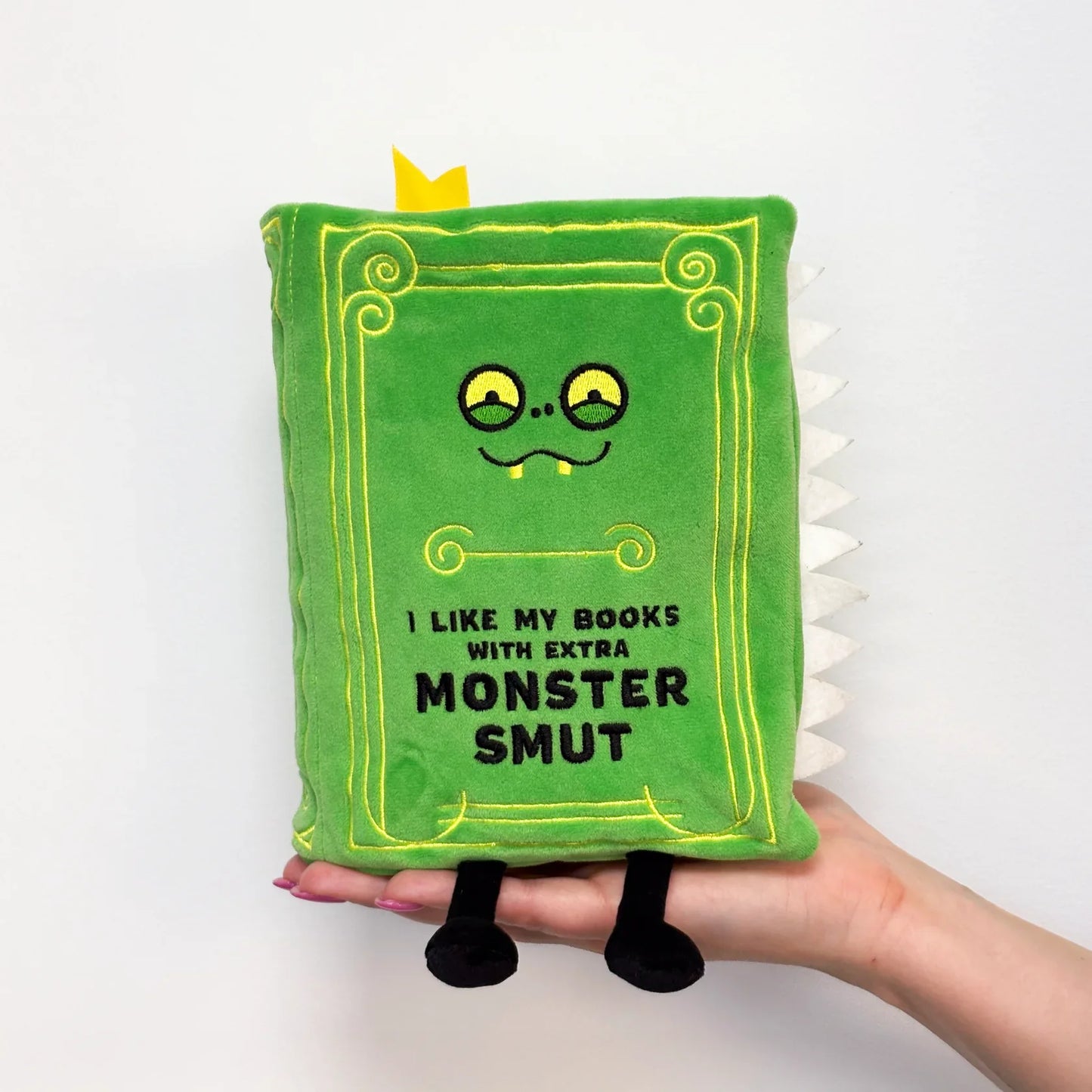 Punchkins Book Plush I Like My Books With Extra Monster Smut