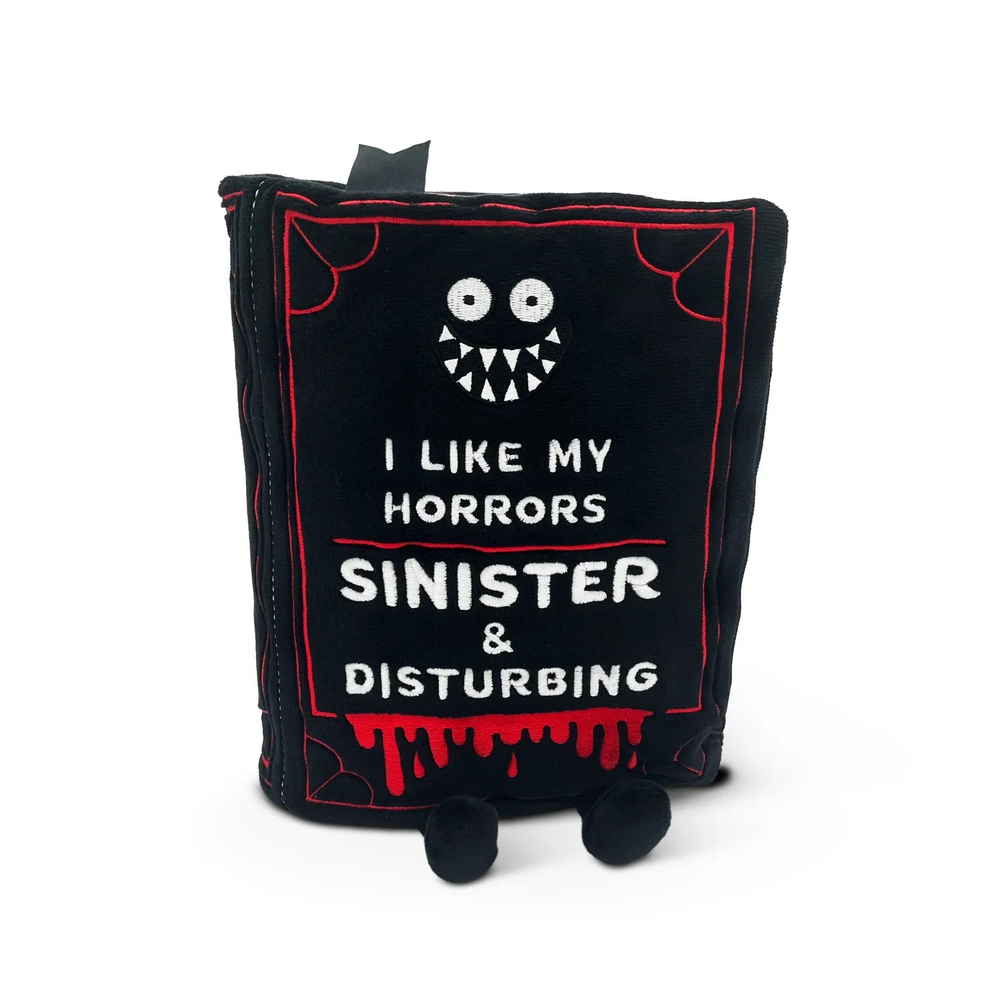 Punchkins Book Plush I Like My Horrors Sinister & Disturbing