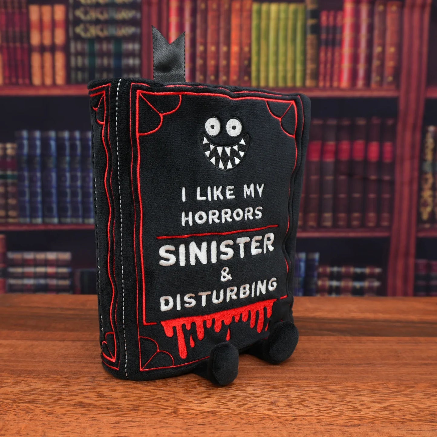 Punchkins Book Plush I Like My Horrors Sinister & Disturbing