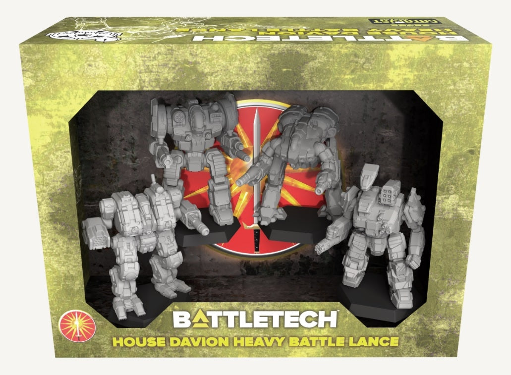BattleTech: House Davion Heavy Battle Lance Force Pack