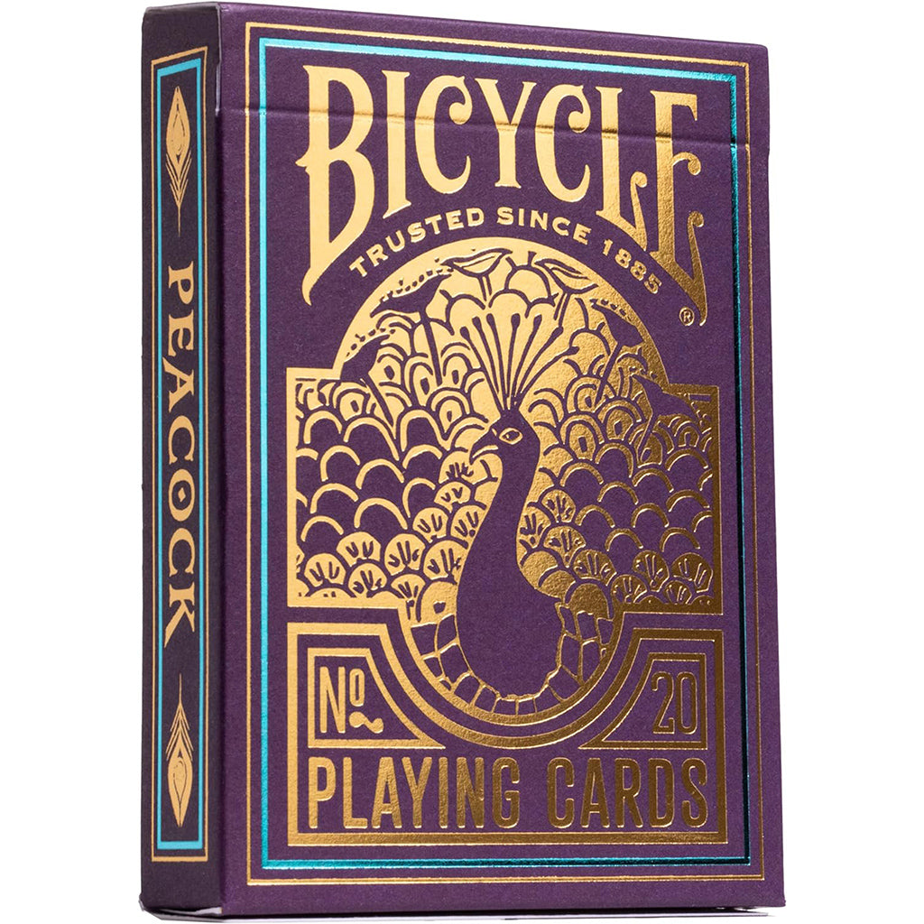 Bicycle Purple Peacock Playing Cards