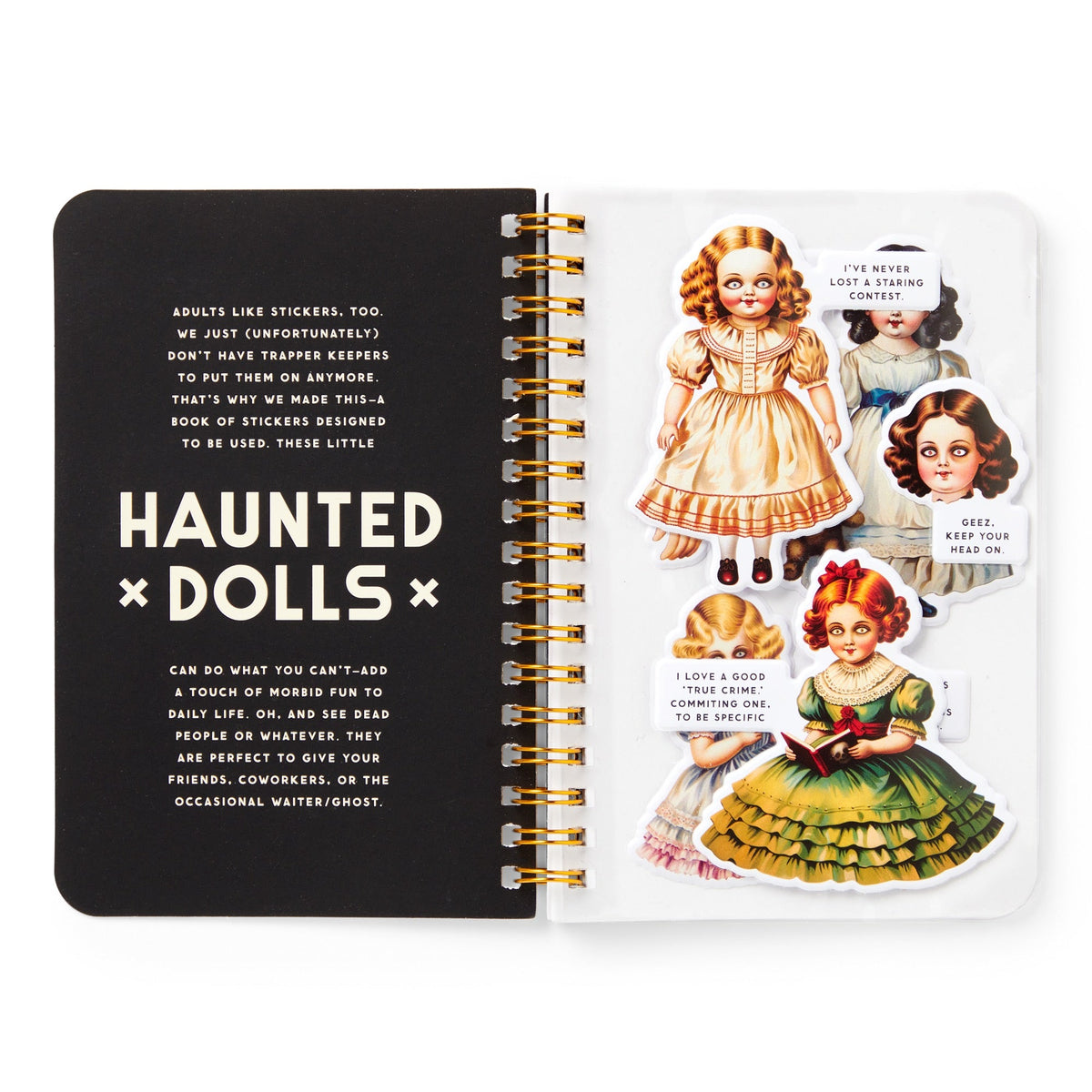 Brass Monkey: Haunted Dolls Sticker Book