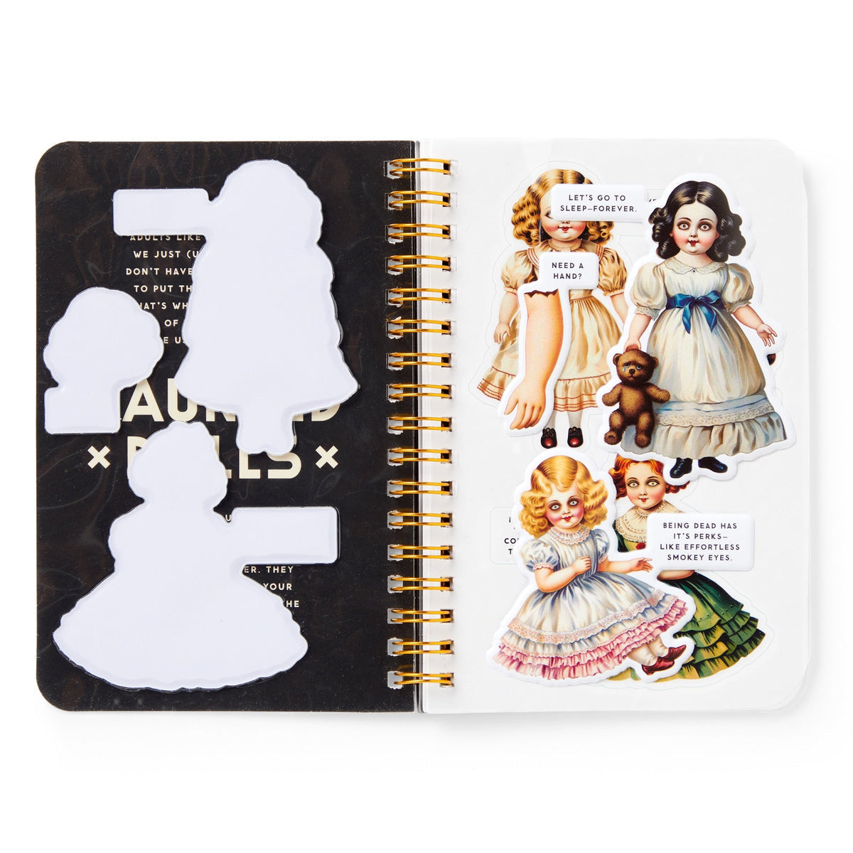 Brass Monkey: Haunted Dolls Sticker Book